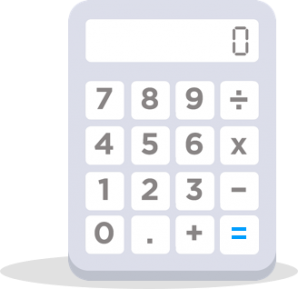 Illustration of calculator