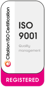 Image confirming ISO 9001 Certification from the British Assessment Bureau 